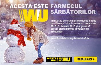 Câştigătorii extragerii 2 a promoţiei "Acesta este farmecul sărbătorilor!" împreună cu Western Union şi FinCombank Câştigătorii extragerii 2 a promoţiei "Acesta este farmecul sărbătorilor!" împreună cu Western Union şi FinCombank