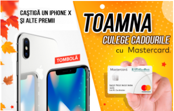 Căştigă un IPhone X şi alte premii cu cardul MasterCard de la FinComBank! Căştigă un IPhone X şi alte premii cu cardul MasterCard de la FinComBank!