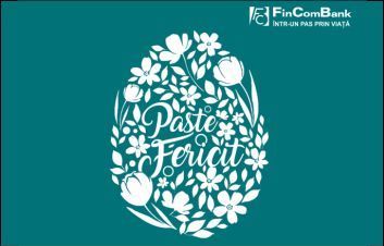 Echipa FinComBank vă urează sărbători de Paşti frumoase! Echipa FinComBank vă urează sărbători de Paşti frumoase!