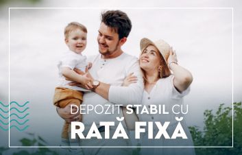 Noul depozit „STABIL” cu rată fixă Noul depozit „STABIL” cu rată fixă