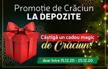 Promoţie de Crăciun la Depozite! Promoţie de Crăciun la Depozite!