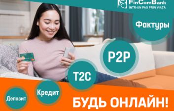 ОТКРОЙТЕ КАРТУ И БУДЬТЕ ОНЛАЙН С FINCOMBANK ОТКРОЙТЕ КАРТУ И БУДЬТЕ ОНЛАЙН С FINCOMBANK