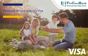 CÂŞTIGĂ PREMII ACHITÂND CU CARDUL VISA DE LA FINCOMBANK! CÂŞTIGĂ PREMII ACHITÂND CU CARDUL VISA DE LA FINCOMBANK!