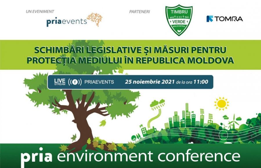 Vă invităm la conferinţa „Pria Environment Republica Moldova” din 25 noiembrie Vă invităm la conferinţa „Pria Environment Republica Moldova” din 25 noiembrie