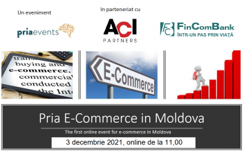 Vă invităm la conferinţa „PRIA E-COMMERCE IN MOLDOVA” din 3 decembrie Vă invităm la conferinţa „PRIA E-COMMERCE IN MOLDOVA” din 3 decembrie