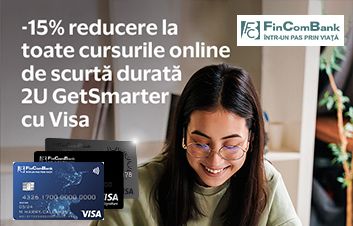 -15% на все короткие онлайн-курсы 2U GetSmarter с Visa -15% на все короткие онлайн-курсы 2U GetSmarter с Visa