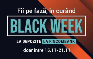 De BLACK WEEK, oferte speciale la depozite, în curând De BLACK WEEK, oferte speciale la depozite, în curând