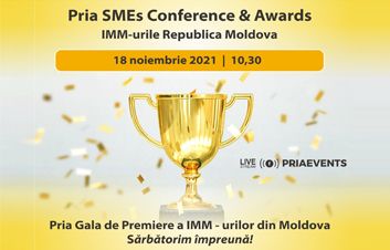 Vă invităm la Gala de premiere a Întreprinderilor Mici şi Mijlocii din Republica Moldova din 18 noiembrie 2021! Vă invităm la Gala de premiere a Întreprinderilor Mici şi Mijlocii din Republica Moldova din 18 noiembrie 2021!
