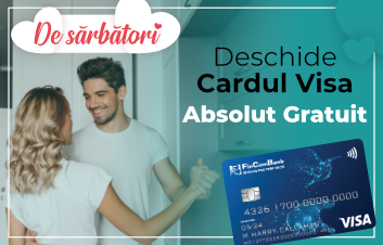 Promoţie la carduri Visa de la FinComBank! Promoţie la carduri Visa de la FinComBank!