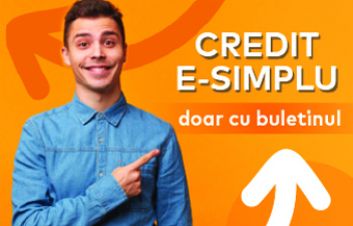 Creditul E-Simplu de la FinComBank: Comod, Rapid şi doar cu BULETINUL Creditul E-Simplu de la FinComBank: Comod, Rapid şi doar cu BULETINUL