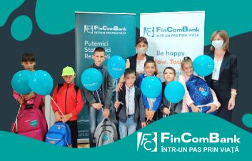 FinComBank desfăşoară campania „Donează un Ghiozdan Norocos” al 3-lea an consecutiv FinComBank desfăşoară campania „Donează un Ghiozdan Norocos” al 3-lea an consecutiv
