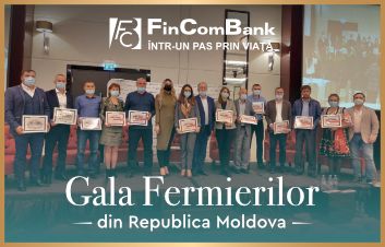 FinComBank поддерживает местных фермеров и мероприятие Гала награждение Фермеров из Республики Молдова от 24 сентября 2021 FinComBank поддерживает местных фермеров и мероприятие Гала награждение Фермеров из Республики Молдова от 24 сентября 2021
