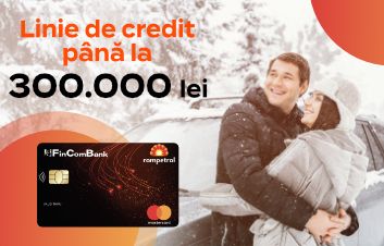 Deschide cardul Mastercard FinComBank & Rompetrol cu linie de credit de până la 300.000 de lei Deschide cardul Mastercard FinComBank & Rompetrol cu linie de credit de până la 300.000 de lei