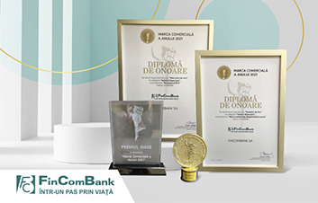 Dublă apreciere pentru FinComBank la concursul Marca Comercială a Anului Dublă apreciere pentru FinComBank la concursul Marca Comercială a Anului