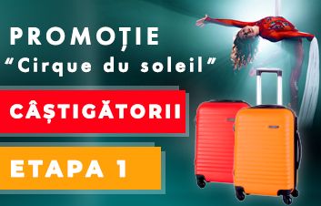 Câştigătorii Promoţiei „Achită cu cardurile Mastercard de la FinComBank şi câştigă o vizită la Cirque du Soleil în Lisabona!” - Etapa 1 Câştigătorii Promoţiei „Achită cu cardurile Mastercard de la FinComBank şi câştigă o vizită la Cirque du Soleil în Lisabona!” - Etapa 1
