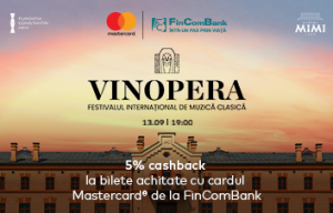 5% cashback la bilete achitate cu cardul Mastercard de la FinComBank 5% cashback la bilete achitate cu cardul Mastercard de la FinComBank