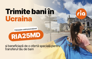Economiseşte 25% la transferurile RIA către Ucraina Economiseşte 25% la transferurile RIA către Ucraina