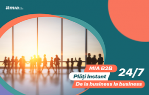 MIA Plăţi Instant devine disponibilă pentru transferuri între companii (B2B) MIA Plăţi Instant devine disponibilă pentru transferuri între companii (B2B)