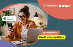 MIA Plăţi Instant pentru freelanceri, la FinComBank MIA Plăţi Instant pentru freelanceri, la FinComBank